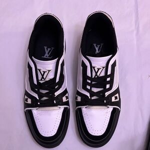 Louis Vuitton Black and White Trainers